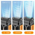 2025年新型モデル |4WAY腰掛けファン【ライト+モバイルバッテリー機能】 - 图片 3