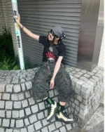 マルチポケットストレートカモカーゴパンツ - 图片 3