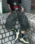 マルチポケットストレートカモカーゴパンツ - 图片 4